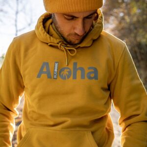 Hoodie ALOHA unisex orange