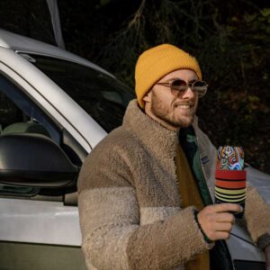 Neopren Dosenkühler lila klein