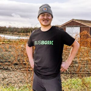 T-Shirt BUSBOXX men schwarz