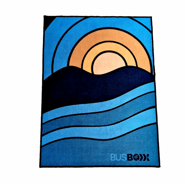 BusBoxx rugBoxx Coast/Ocean 106x100 cm
