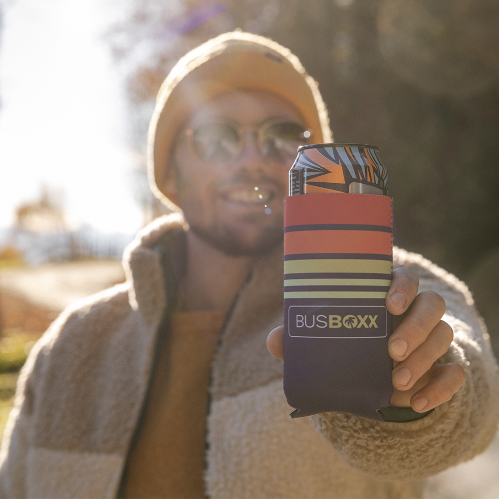 Neopren Dosenkühler lila groß