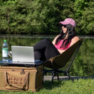 Bus-Boxx Defthike Praktische 50L-Aufbewahrungstasche mit Tisch